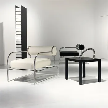 Moderna ленивое skandinavska stolica s naslona za ruke Uredski bijeli Modni udoban stolac za odmor s jednim umjetničkim čitanja Fauteuil Salon skandinavski namještaj