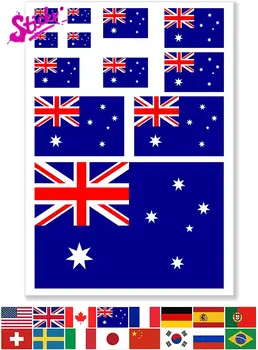 LJEPLJIVE zastave Australiji, ikona marke automobila, naljepnica, dekor, motocikl, bicikl, кемпинговый prtljažnik, Gitara, laptop
