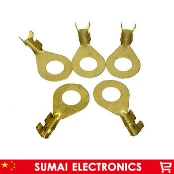 6 MM terminal konektori O-tipa, stezaljka uzemljenja vozila, kontakt oštrice 6 mm za auto električnog automobila i sl. 0.5-1.5мм2
