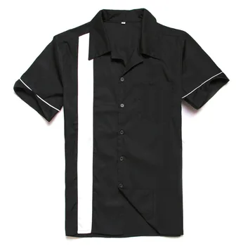 veliko proizvođač odjeće, internet trgovine, britanski dizajner muške košulje, crne camisas masculina