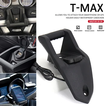Nautički Nosač za Telefon Motocikla Yamaha Tmax T-max 530 T-max530 SX DX USB-Držac Za Punjenje 2017 2018 2019