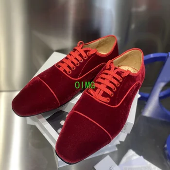 Kvalitetna Muška Moda Casual Cipele Na Crvenim Potplatima, Luksuzna Muške Cipele od prave kože, Veličina 38-48, Dizajnerske Poslovne modeliranje cipele