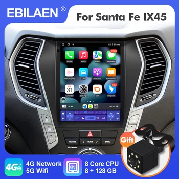 EBILAEN Android 12.0 okomiti auto radio za Hyundai Santa Fe IX45 2013-2018 2Din media player navigacija Carplay 4G