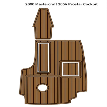 2000 Mastercraft 205V Prostar Tepih za kokpit Broda EVA Foam Od Umjetne Krpelja, A Tepih za pod