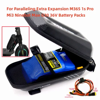 Za paralelno spajanje dodatnih kablovskog pribora za proširenje M365 1s Pro Mi3 Ninebot Max G30 i akumulatora kapaciteta 36 U 4,4 Ah i napuniti torbe