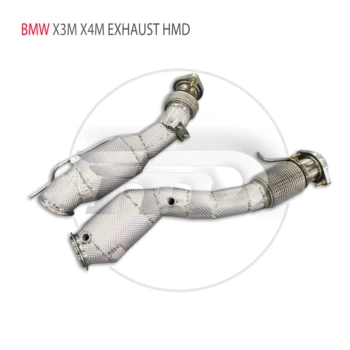 Ispušni Sustav HMD visokih performansi Водосточная Cijev za BMW X3M X4M F97 F98 S58 Motor 3,0 T Auto Oprema S Katalizatora