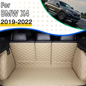 Auto-Tepisi za prtljažnika BMW X4 G02 MK2 2019 ~ 2022 Tepih Obloge AUTO Rep Vodootporan Prtljažnik Cargo Mat Stražnji Prtljažnik Mat Auto Oprema