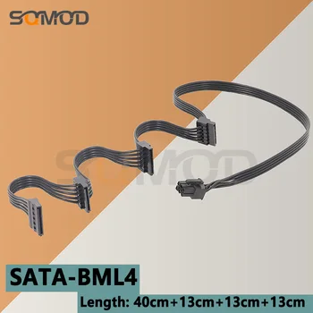 Novi modularni kabel za napajanje SATA od 6 do 15 kontakata za Corsair RM1000X RM850X RM750X RM650X RM550X Modularni