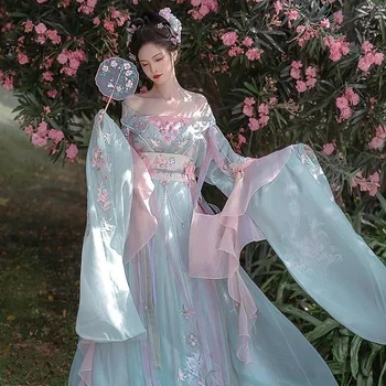 Kineska haljina Hanfu, ženska majica s velikim rukava i po cijeloj površini, komplet za Hanfu, карнавальное nevjerojatan haljina za косплея, plesni haljina Hanfu