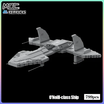 Svemirski rat MOC Asgard O ' Neal klasa Ratni Brod je Gradbeni Blok Model Zbirka Cigle Skup DIY Dječje Igračke Božićni Pokloni