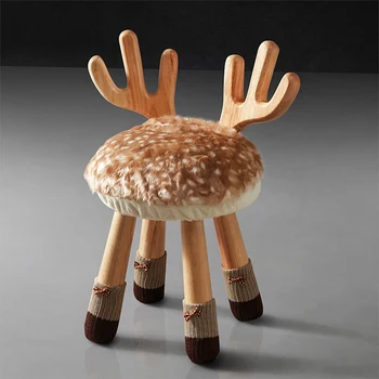 Kružna klupa za životinje od punog drveta u skandinavskom stilu, dječji vrtić, personaliziranu igračku dječji stol i stolice, jednostavan