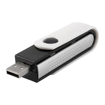 USB ion kisika bar Osvježivač zraka, pročistač ionizator za laptop, crna + bijela