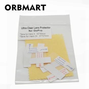 ORBMART 6 x Ultra Prozirne Vodootporne Zaštitne Folije Za Leće GoPro Hero 4 3 + 3 Xiaomi Yi SJCAM SJ4000 WIFI SOOCOO Kamere