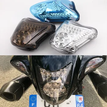 Za Suzuki Hayabusa GSXR1300 GSX-R1300 GSX1300R 2008-2018 Motocikl Stražnje Led Svjetlo Kočnice skrenite signali Integrirani