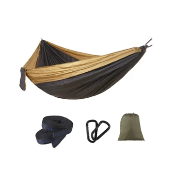 Viseća za kampiranje s trakama za viseća i crne карабином, za opstanak u kampu, za putovanja za dvoje