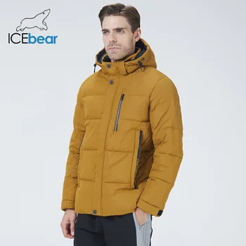 ICEbear 2023 nova zimska muška jakna sa kapuljačom, muški sako s velikim džep, funky muška branded odjeću MWD21801I