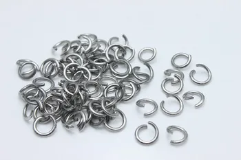 1000 kom 1* 7 mm, kvalitetan, 100% prijelazni prsten od nehrđajućeg čelika i разрезные prsten, pogodna za ogrlice, pribor za nakit DIY