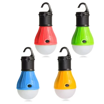 Mini prijenosna svjetiljka, svjetiljka za šator, led lampa, panik lampa, vodootporan visećeg kuka, svjetiljka za kampiranje, 4 boje, 3 * AAA