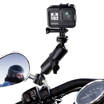 HONGDAK za GoPro 11 10 9 Držač Motocikl Pribor Držač za Ogledalo na Upravljaču Bicikl Nosač za Akcijske kamere insta360 OSMO
