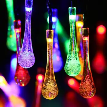 Solarni niz led svjetla Kapi vode Nevjerojatan svjetlo za vjenčanje Božić 2023 Festival na otvorenom Dekor za zabave u zatvorenom prostoru 2024