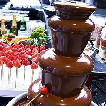 Stroj za kuhanje fontane za fondi od Nehrđajućeg čelika Kapaciteta od 4 kilograma za čokolade, sira (4 razine)