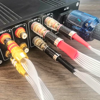 Par visoko-kvalitetnih zvučnika kabela Valhalla Hi-Fi Audio žica OCC, посеребренный kabel za zvučnike, Hi-fi priključkom tipa 