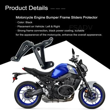 Za Yamaha MT09 MT-09 MT 09 SP TRACER 9 GT 2021 2022 Bočna Zaštita Motora u Nuždi Spremnik Bar Branik Izglađivanje Okvir Zaštitnik Motocikl