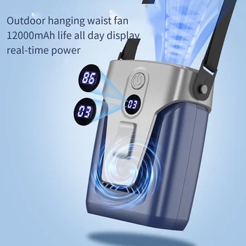 Prijenosni struka fan USB Punjiva ventilator klima uređaja безлопастный glupi stropni ventilator za vrat vanjska ljetno hlađenje