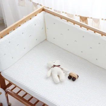 200 cm, branik za dječji krevetići za novorođenčad, zaštita glave djeteta, branici za zaštitu dječjih kreveta, хлопковая mreža za kolijevke, uređenje prostorija za novorođenčad
