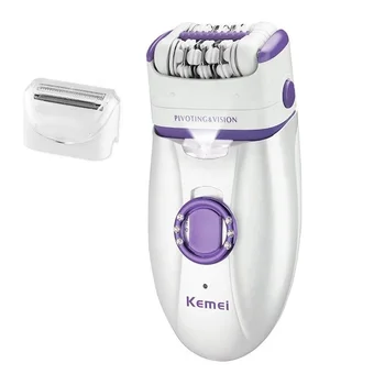 Kemei KM-2668 ženska britva za struganjem tijelo, ženska aparat za brijanje, britva za uklanjanje dlaka, epilator 2 u 1