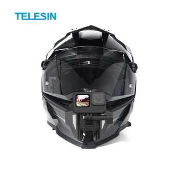 TELESIN Modernizirana nosač za moto kacige s pogledom iz prvog lica Sportski skladište Pribor za jahanje i snimanja