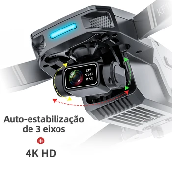 Novi Neradnik KF101 MAX-S S Profesionalnom Kamerom 4K 5 km WIFI EIS 3 osi Gimbal FPV Brushless Квадрокоптер KF101 Max RC GPS Mini-Neradnik
