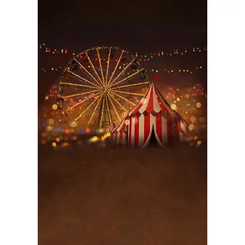 Цирковая šator pozadina za fotografiranje Wheel boke sjajna pozadina za fotografiranje dječje fotografija na rođendan dekor na rođendan u cirkus