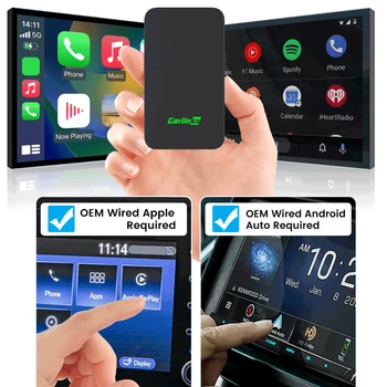 CarlinKit 5,0 2air/4,0/3,0 Žičani Bežični Android Box Auto Igre Bežični Adapter Smart Car Ai Box WiFi Bluetooth Automatsko Povezivanje