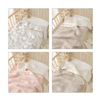 Dječja пеленальное deka od prozračne pamuka za bebe folijom pokrivači za krevete Ako pokrivač