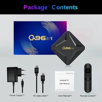 Q96 M1 media player pojedinca ili kućanstva 2,4 G WiFi 4 GB 32 GB AllWinner H313 voice daljinski upravljač квадроциклом Smart TV Box