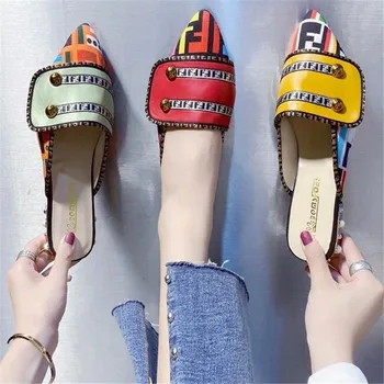Ulične Ženske papuče, Novo ljeto 2022 godine, Sandale Muller, Modni Univerzalne Ženske cipele ton, ženske papuče, Zapatos De Mujer