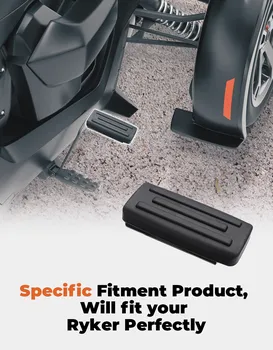 Uvjeti na Papučicu kočnice KEMIMOTO, Kompatibilna sa Can-Am Ryker 600 900 Rally Sport Edition, Plastične i Metalne Izduženi oslonac za noge za noge