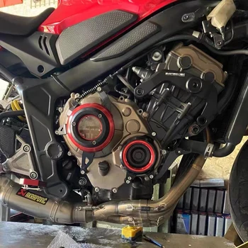 Za HONDA CB650R CBR650R motocikl Novi motor od aluminijske legure prozirni zaštitni poklopac 2021-2023 CBR 650R Zaštitni Okvir