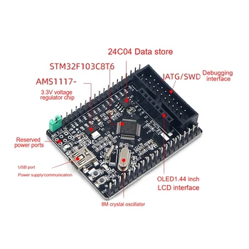 STM32F103C8T6 Naknada za razvoj STM32 Naknada kernel male sustava Mikrokontrolera Edukativne procijenjena naknada