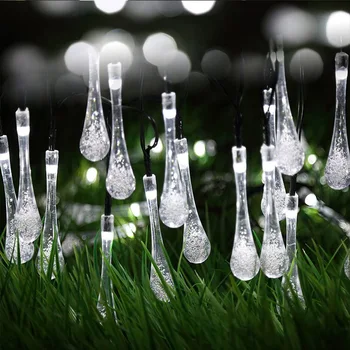 Solarni niz led svjetla Kapi vode Nevjerojatan svjetlo za vjenčanje Božić 2023 Festival na otvorenom Dekor za zabave u zatvorenom prostoru 2024
