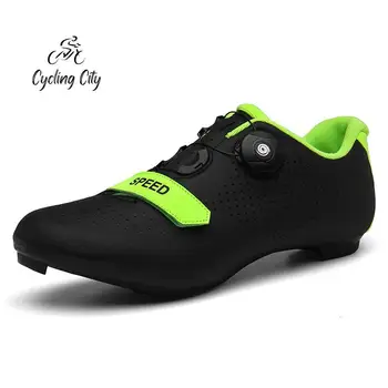 Biciklistička civilna obuća za jahanje, vanjski prometna obuća za jahanje, noćni светоотражающая biciklistička muške cipele, cipele s bravom za mtb