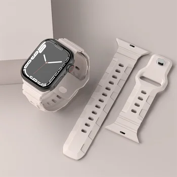 Remen za Apple Smart Watch, prozračni zgodan sportski silikon однотонный remen za sat, zamjenjivi dodaci sati
