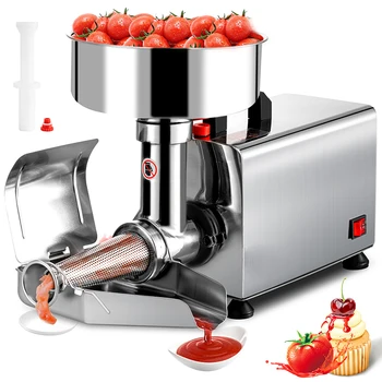 Električni stroj za prešanje voća s ситечком 90-160 kg / h, komercijalne hrane filter, соусница, alat za glodanje rajčice od nehrđajućeg čelika