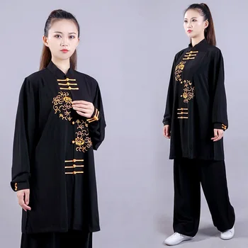 Uniforma je za borilačke, Kostime, Kung-fu, Odjeća za Taiji Dugi Rukav, Kineska Tradicionalna Odjeća Taiji, Jutarnja Odjeća Za šetnju na Otvorenom, Sprots V3061