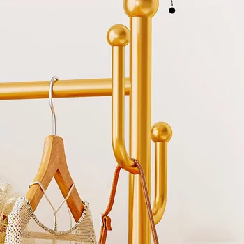 Vješalica za odjeću Zlatna vješalica za odjeću Šešir i Kaput, Šal Jakna Vješalica za obuću Moderan minimalistički Percheros Para Ropa Namještaj za predsoblja