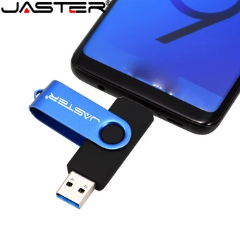 JASTER USB 2.0 Flash Drive 64 GB Memory Stick 32 GB Free Custom LOGO 360 ° Okretanje Stick 8 GB Vanjski disk za Micro