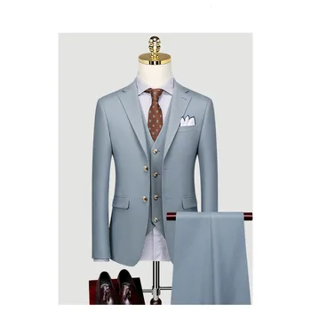 Сшитое naručiti vjenčanicu mladoženja, sportska jakna, hlače, poslovni klasične hlače high-end SA04-62599
