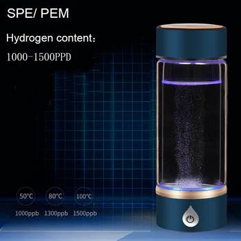 Nova boca-ionizator vode generatora SPE/PEM, obogaćena vodikom, sa splitom pomoću PET-boce s visokim udjelom vodika H2 i O2