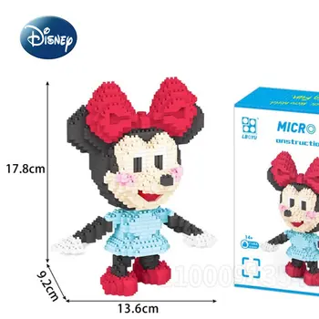Disney 2023, novi dječji dizajner, crtani igračka-konstruktor s minijaturnim česticama, 3D model, dječja igračka, poklon za rođendan
